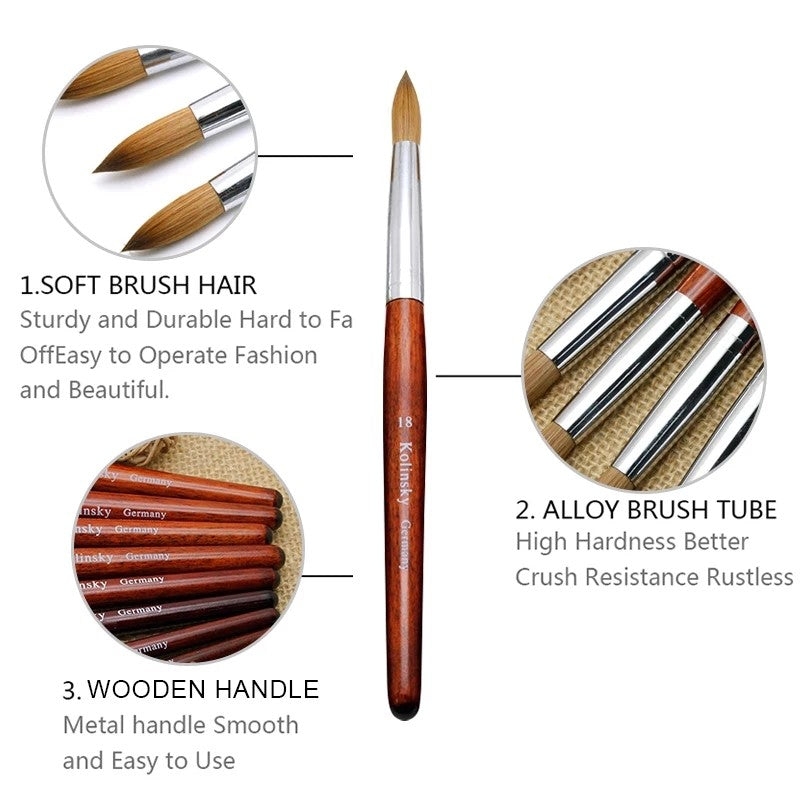 888 Acrylic Brush (Size #12-#20)