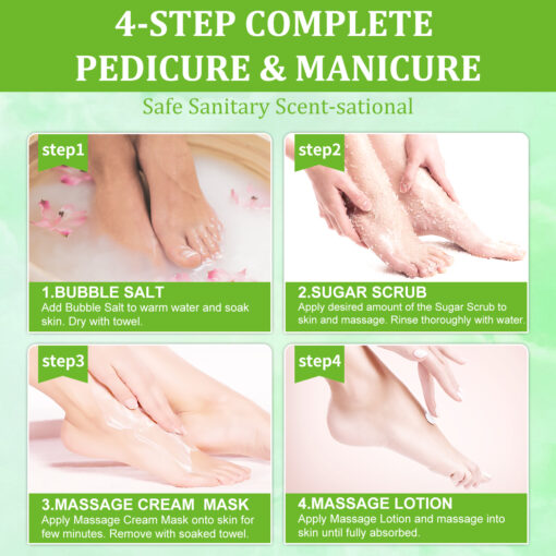 NBC 4 in 1 Bubble Spa Deluxe Pedicure Kit