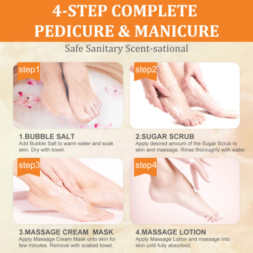 NBC 4 in 1 Bubble Spa Deluxe Pedicure Kit