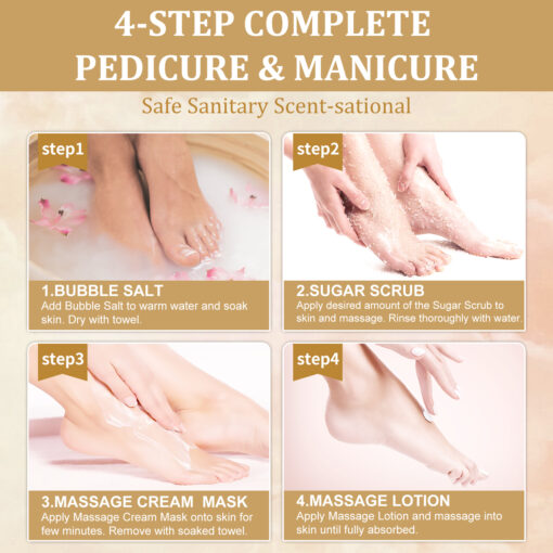 NBC 4 in 1 Bubble Spa Deluxe Pedicure Kit